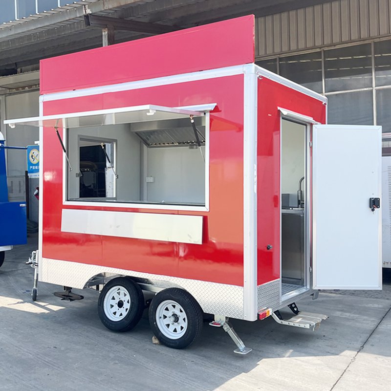 Hot Dog Ice Cream Catering Cart Taco Sweetly Seasoned Food Trailer and Catering Camper Truck for Sale Canada