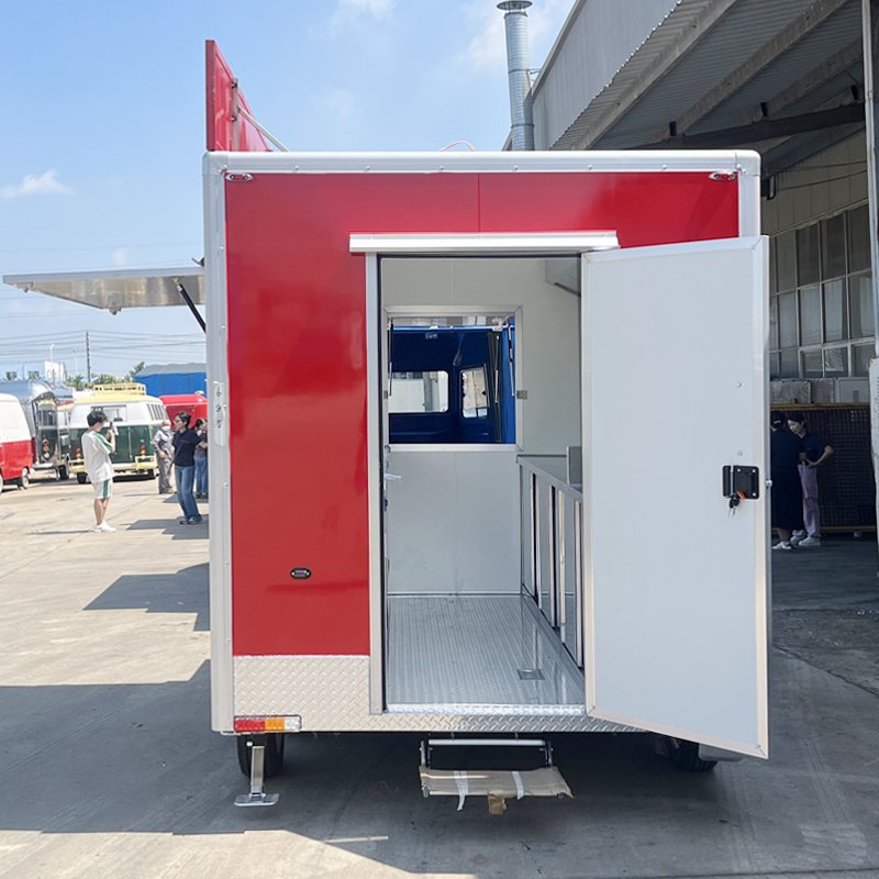 Hot Dog Ice Cream Catering Cart Taco Sweetly Seasoned Food Trailer and Catering Camper Truck for Sale Canada