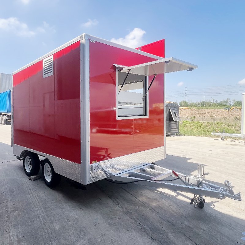 Hot Dog Ice Cream Catering Cart Taco Sweetly Seasoned Food Trailer and Catering Camper Truck for Sale Canada