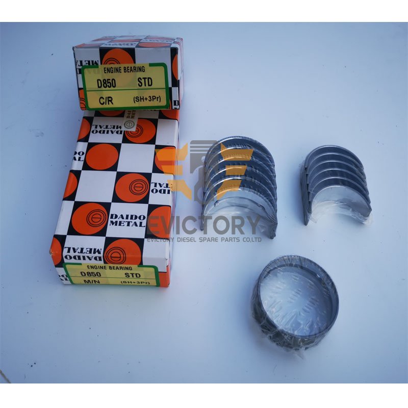 For KUBOTA Z482 spare parts piston ring connecting rod big small end bearing set