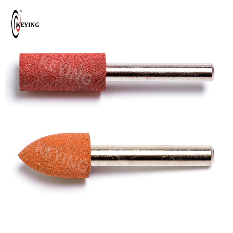 Abrasive 6mm Shank Cylindrical and Conical Polishing Head AO for Metal Removing Paint in Stainless Steel and Grinding Wheel