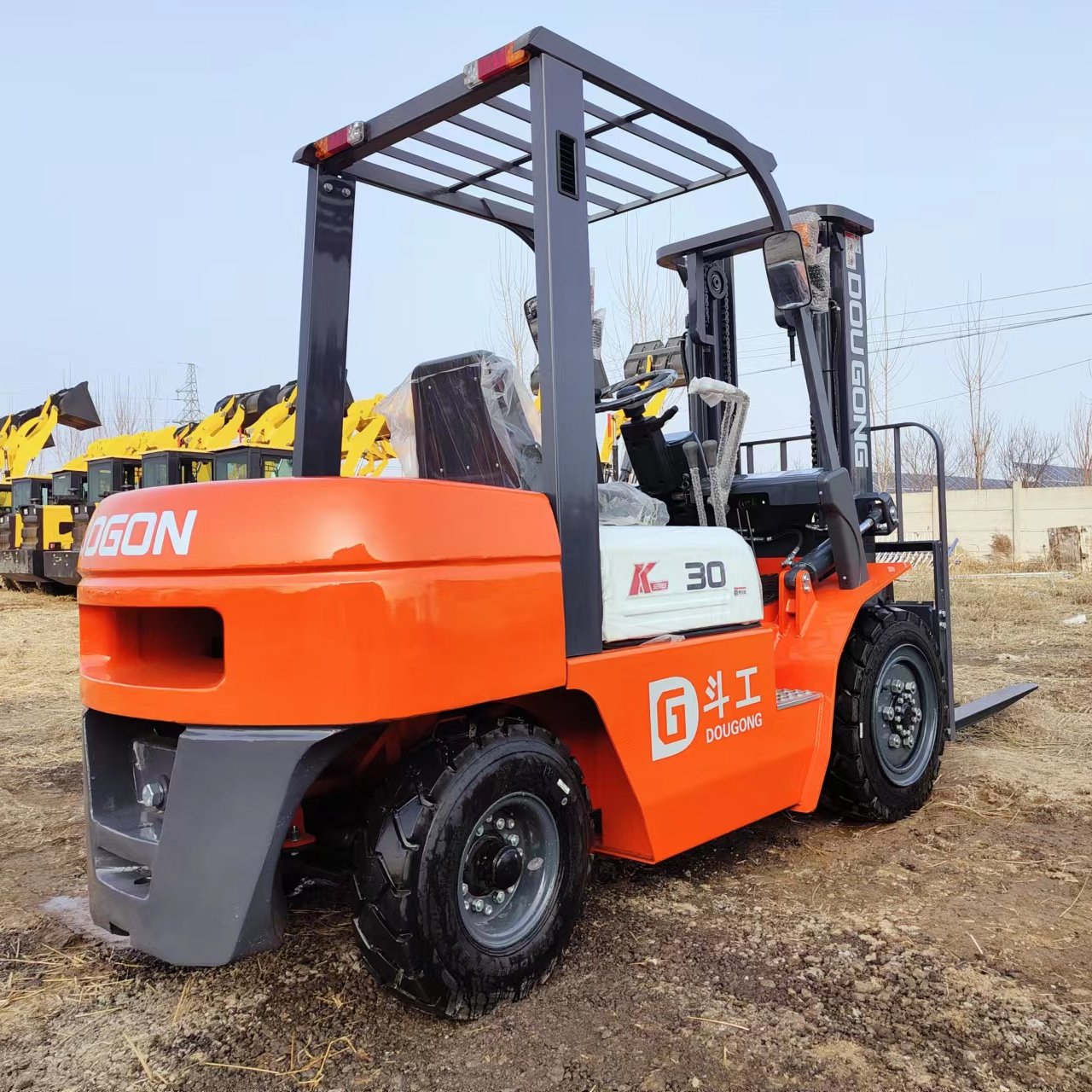 Electric Fan Diesel Forklift New Electric Fan in The Philippines Electric Diesel Engine Forklift with Side Shift Pump Motor Heli
