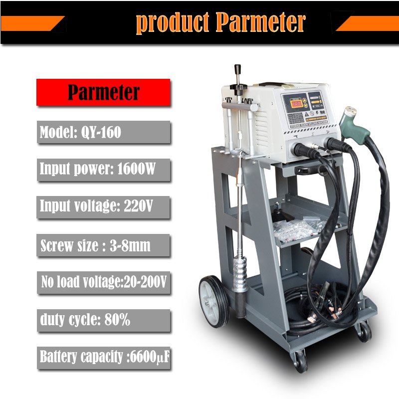 3-8mm Screw Dent Puller Machine for Aluminum Car Body Metal Repair