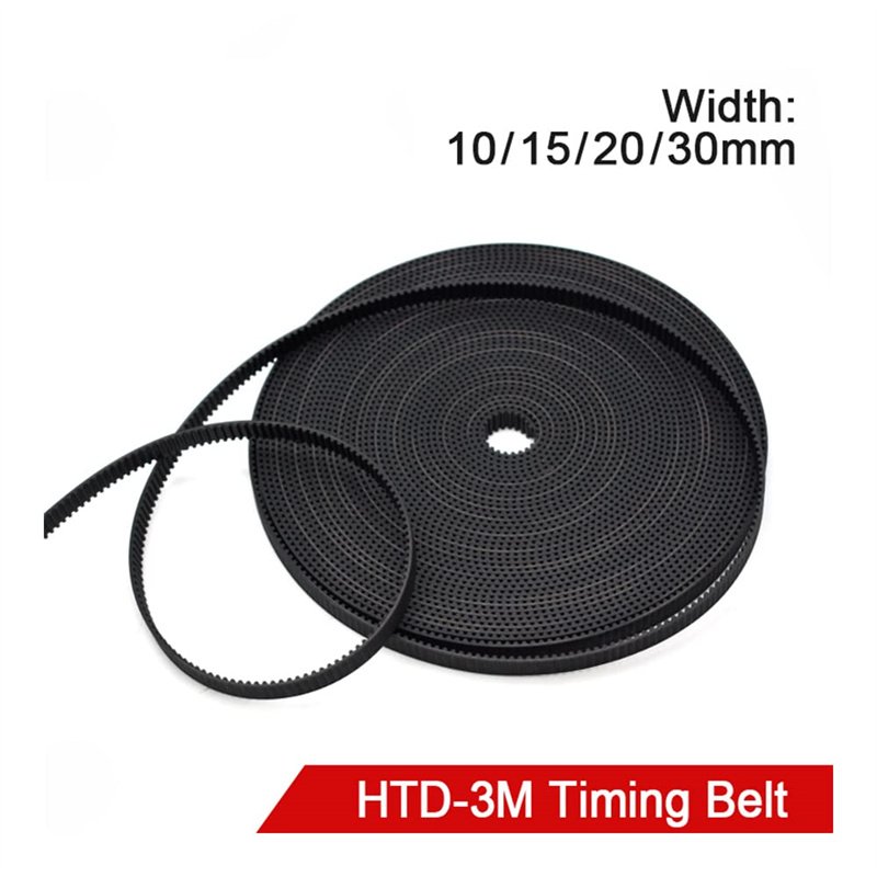 Continental MXL HTD 3M 5M 8M 14M 20M PU Open Rubber Timing Belt Length 1 Meter Transmission Synchronous Belt 10mm Width