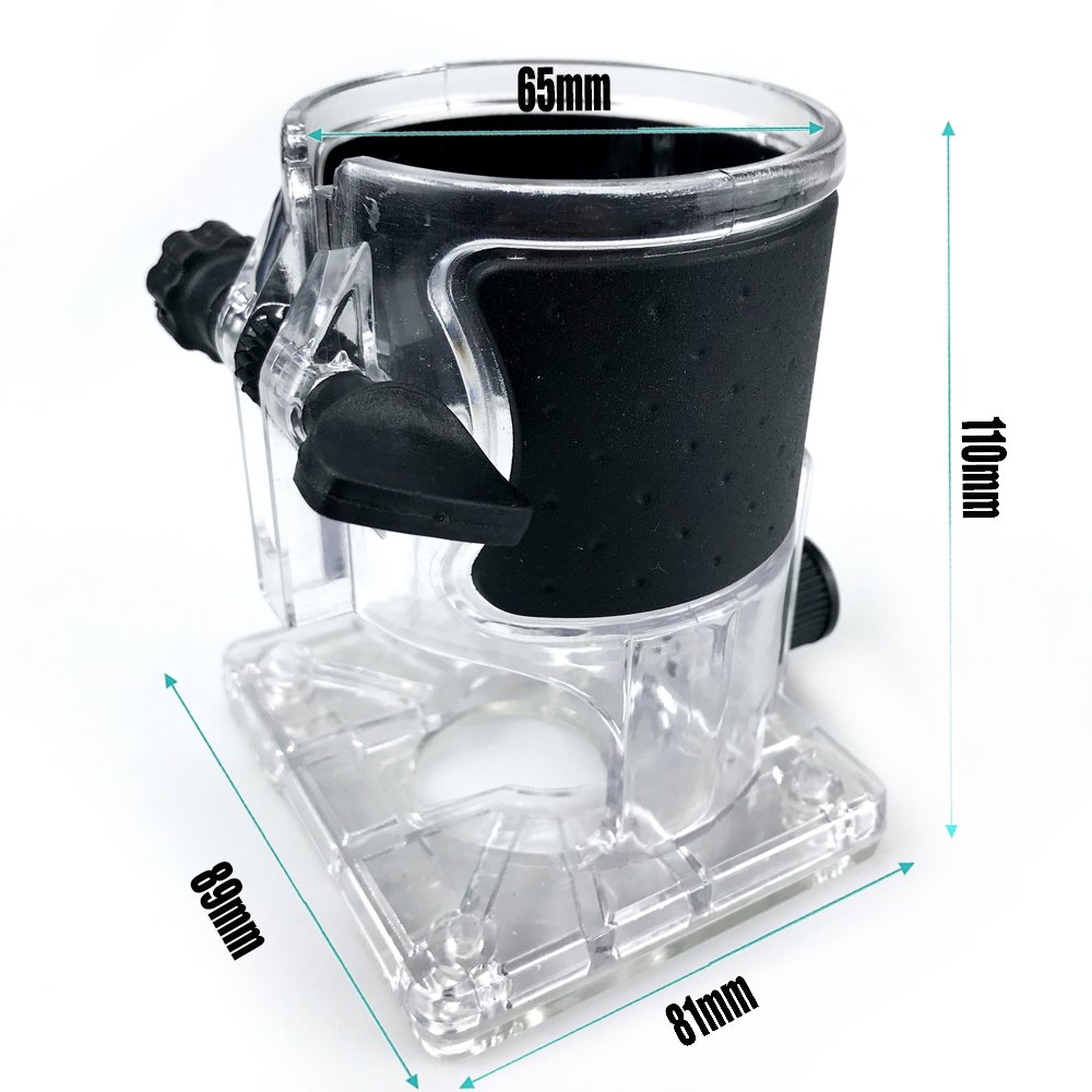 Cover Base Woodworking Trimming Machine Accessories Routers Joiners Power Tools Transparent Support High-quality Acceptable 190g