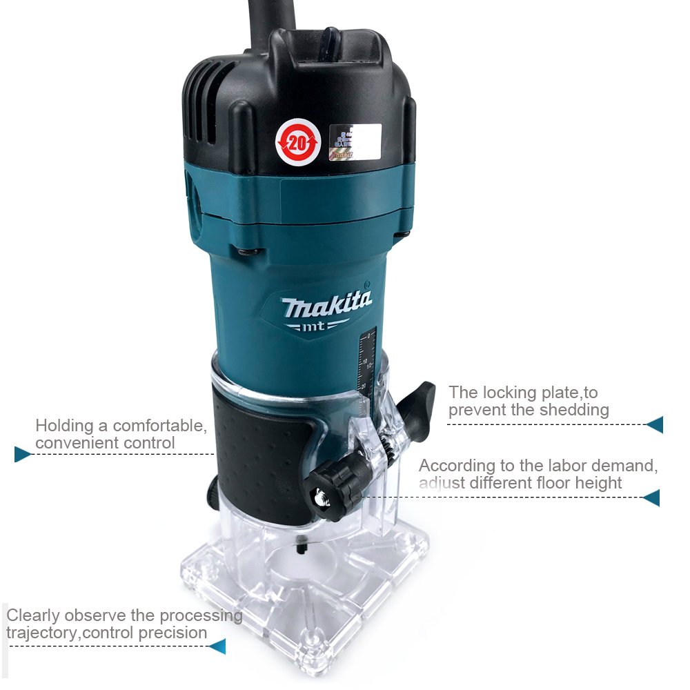 Cover Base Woodworking Trimming Machine Accessories Routers Joiners Power Tools Transparent Support High-quality Acceptable 190g