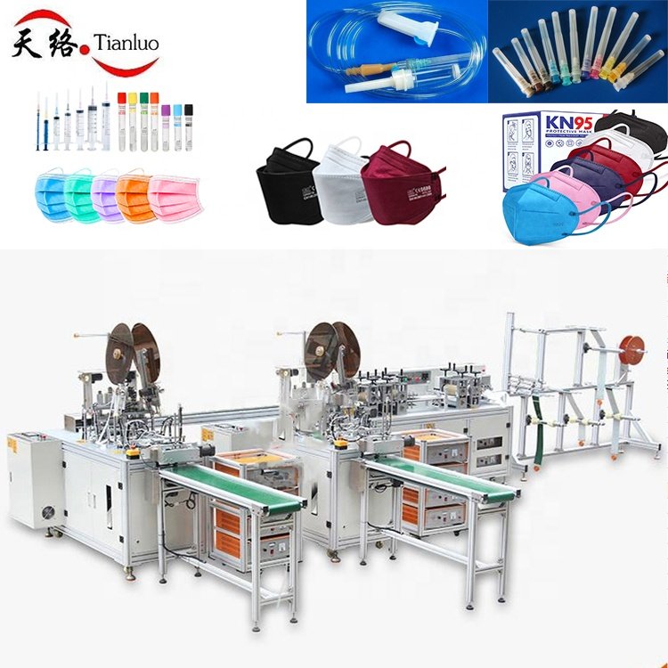 Tianluo Production Line Equipment Supplier IV Infusion Set Assemble Cannula Syringe Assembly Machine Injection Making Machinery