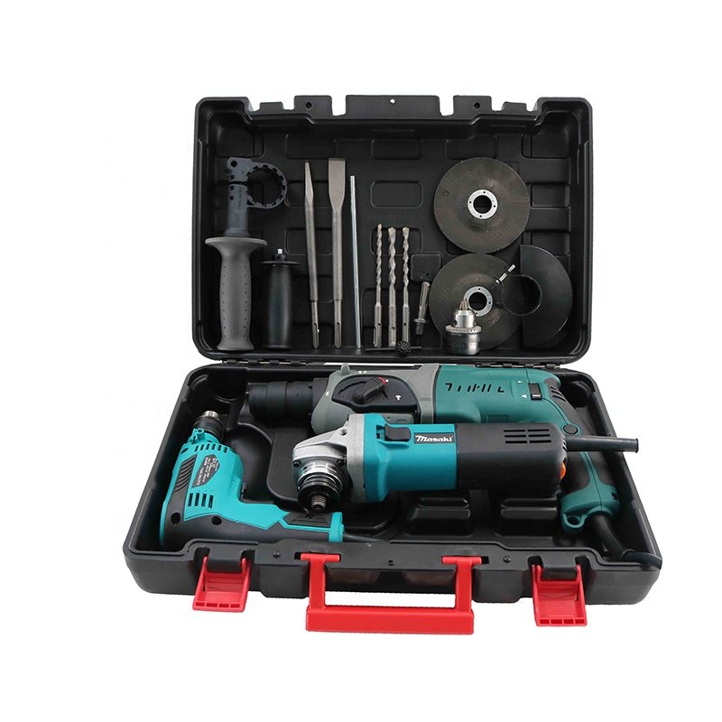 China factory power tool sets support customize makitas parts electric impact drill bit set hammer hand tools power drills set