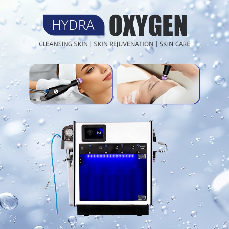 Multifunctional Hydra Peel Oxygen Bubble Machine Portable Beauty Facial Equipment Body Spa Hair Removal IT Facilitates Skin