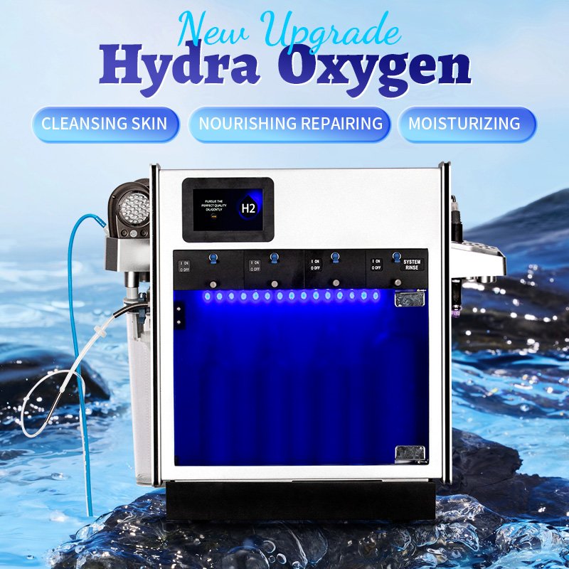 Multifunctional Hydra Peel Oxygen Bubble Machine Portable Beauty Facial Equipment Body Spa Hair Removal IT Facilitates Skin