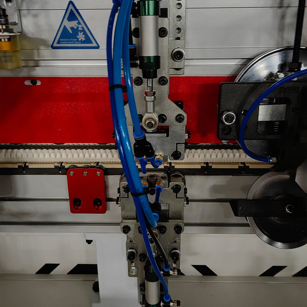 HICAS Automatic woodworking edge banding machine wood edge bander for plywood mdf cabinet door for woodworking machinery