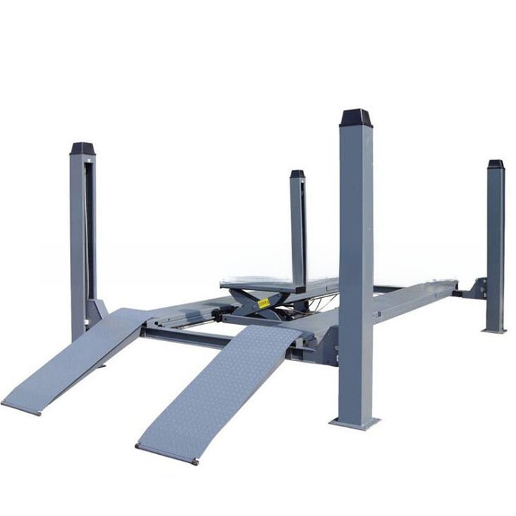 Hydraulic 4 Post Car Lift/4 Tons Four Post Car Lift For Wheel Aligner Work