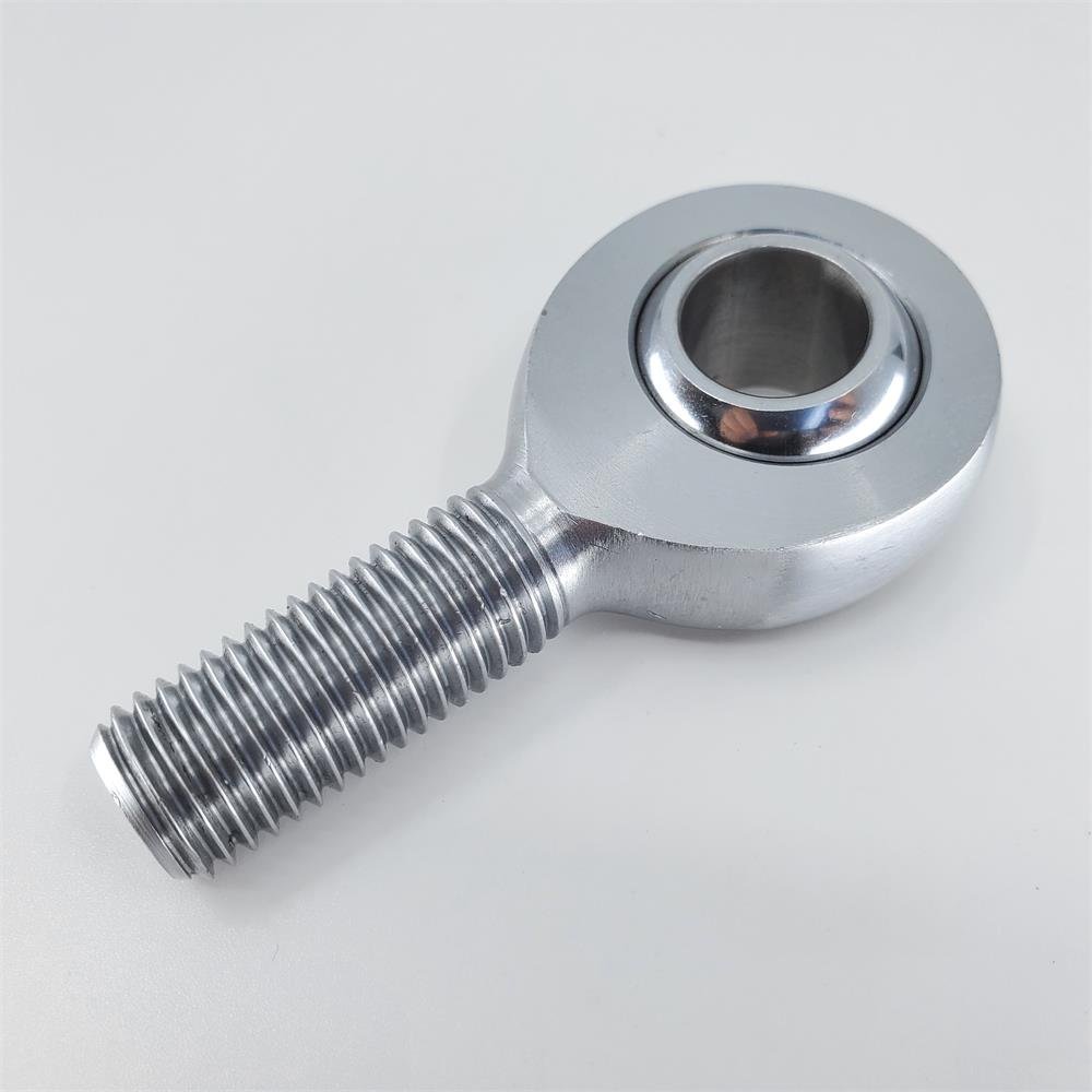 MXMR16 Chromoly Joint, 16mm Metric Male Racing Heim Joint, Right Hand Loader Slot Rod End, 16mm Hole, M16x2.0 Thread