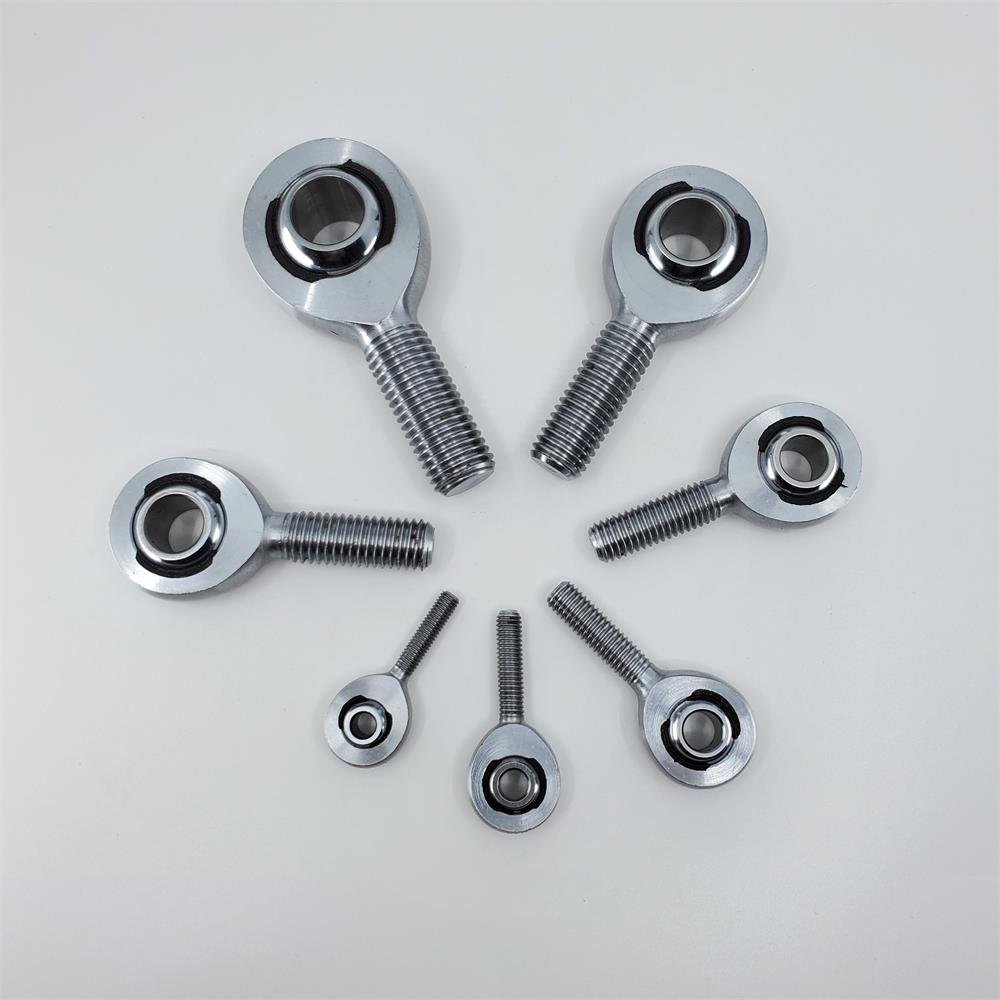 MXMR16 Chromoly Joint, 16mm Metric Male Racing Heim Joint, Right Hand Loader Slot Rod End, 16mm Hole, M16x2.0 Thread
