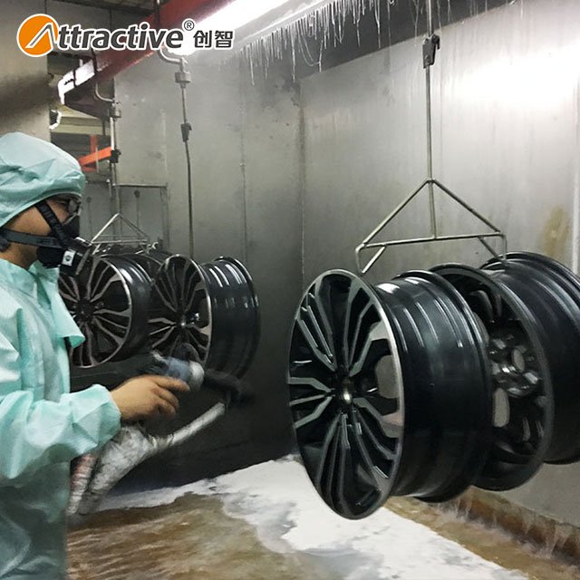 Attractivechina Car Wheels Hub Automatic Powder Coating Equipment For Coating Line