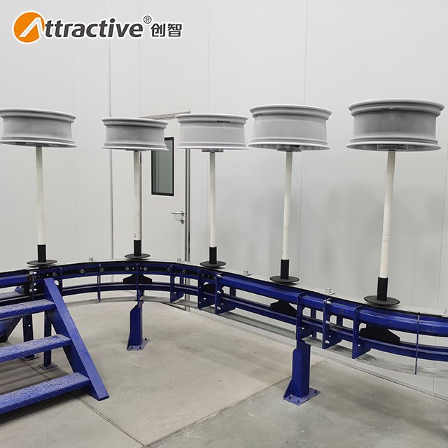 Attractivechina Car Wheels Hub Automatic Powder Coating Equipment For Coating Line