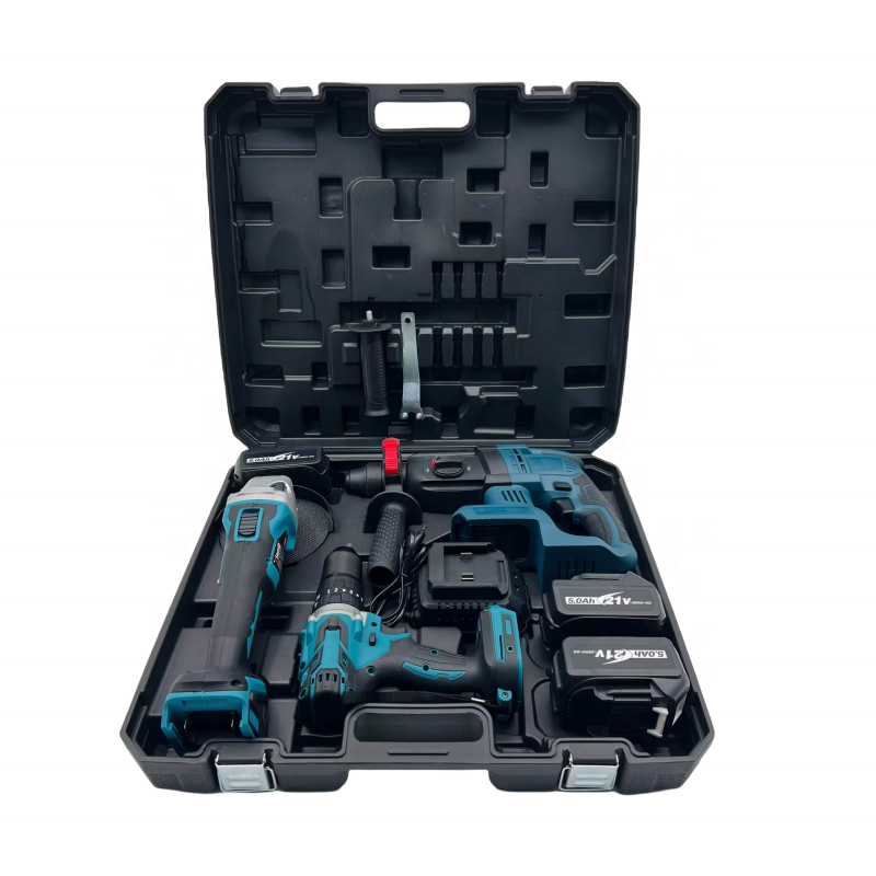 Hardware tool set 3 pcs power tool combination kits power combit tool box set