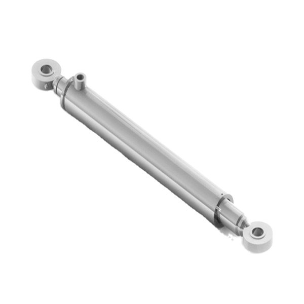 Front end single acting 40 ton hydraulic cylinder for tipper truck