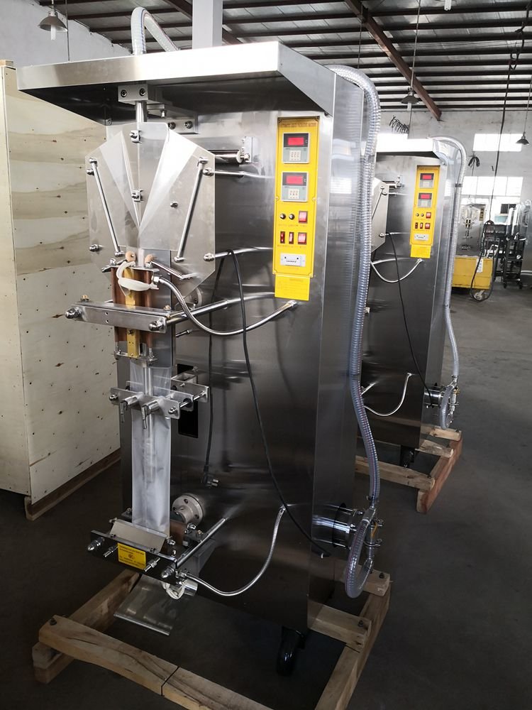 Auto Pouch Filling Machine Water Sachets Packing Machine With UV Lamp