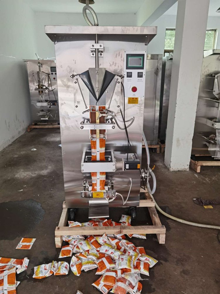 Auto Pouch Filling Machine Water Sachets Packing Machine With UV Lamp