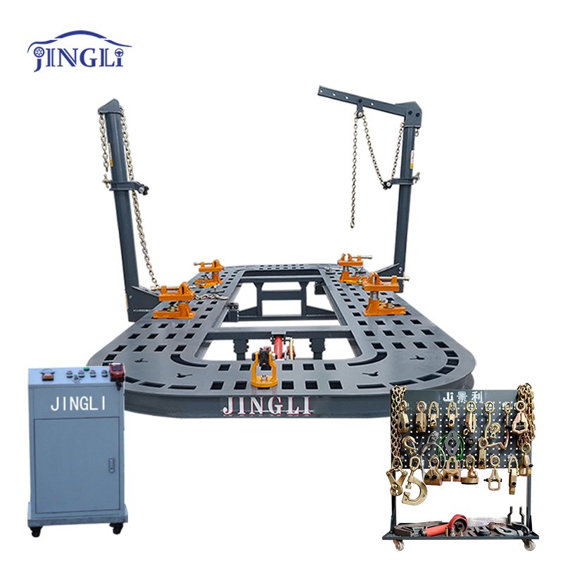 Cheap Price CE Strength Force 100KN Four Row Hole Platform Bench Table Auto Car Frame Bench Table for Car Repair