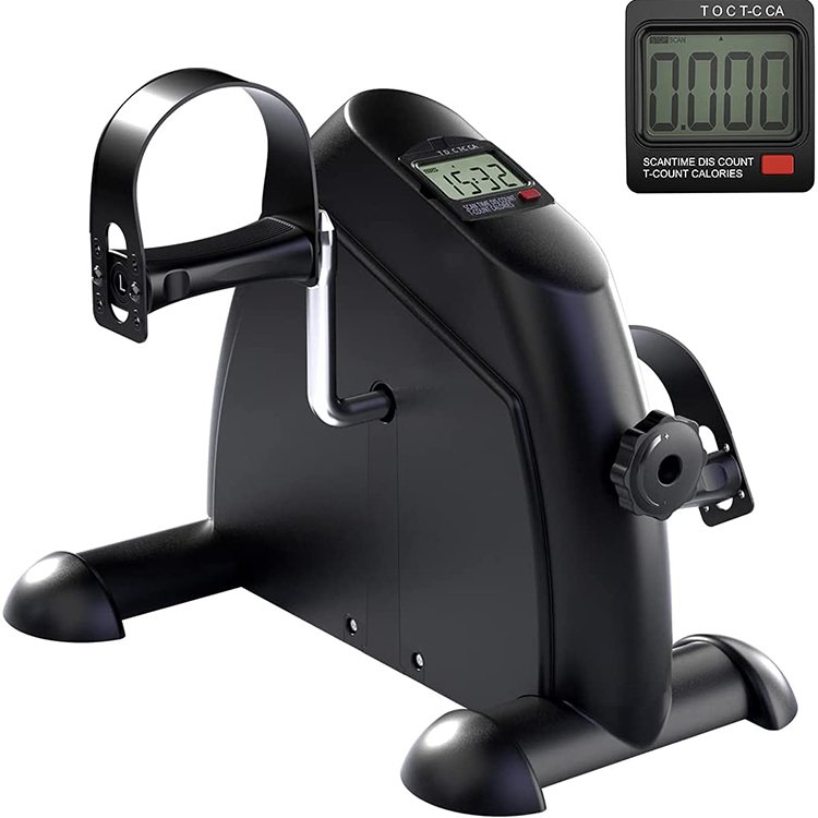 Erobic Stepper Home Health Mini Exercise Bike Portable Foot Pedal Exerciser Under Desk Elliptical