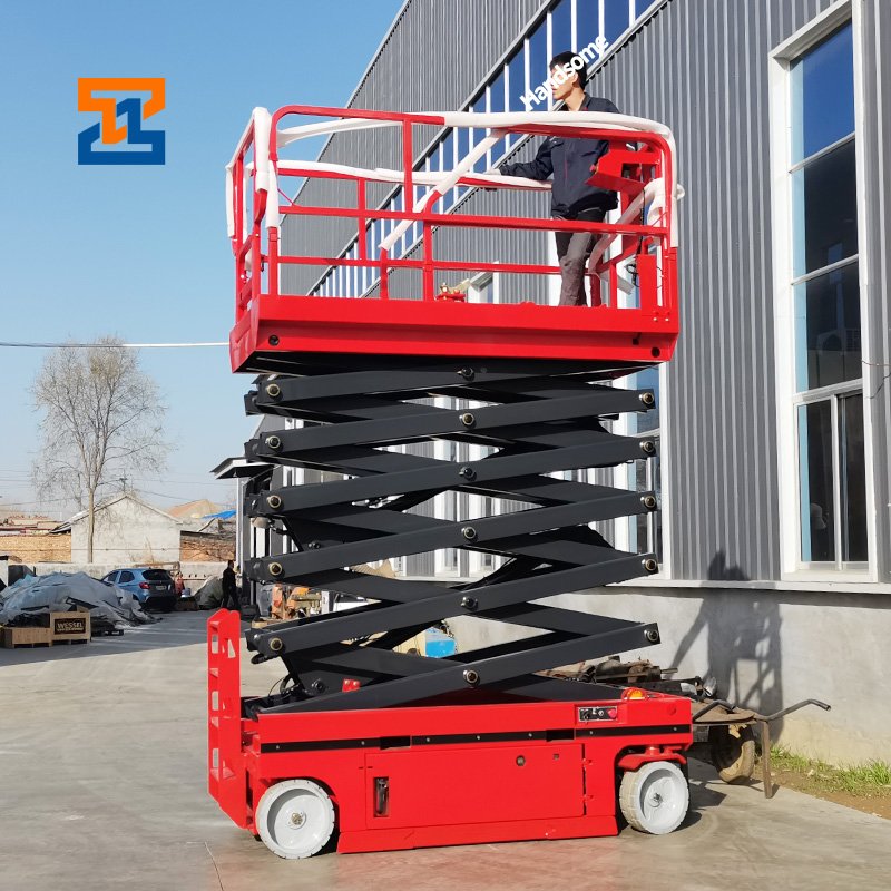 8m 10m 12m 14m 16m Skylift Mobile Lifter Scaffolding Hydraulic Scissor Lift Scissor Platform