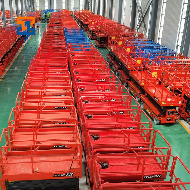 8m 10m 12m 14m 16m Skylift Mobile Lifter Scaffolding Hydraulic Scissor Lift Scissor Platform
