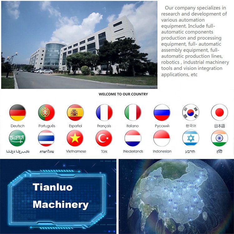 Tianluo Automation LED Bulb Assembly Machine Lamp Making Production Line Light Assembling Robot Electronic Products Machinery