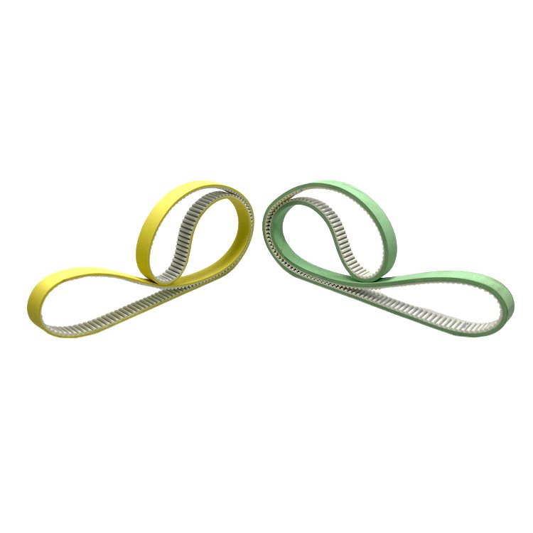 8M yellow PU timing belt Post-processed 1520mm Long 25mm wide Polyurethane synchronous belt