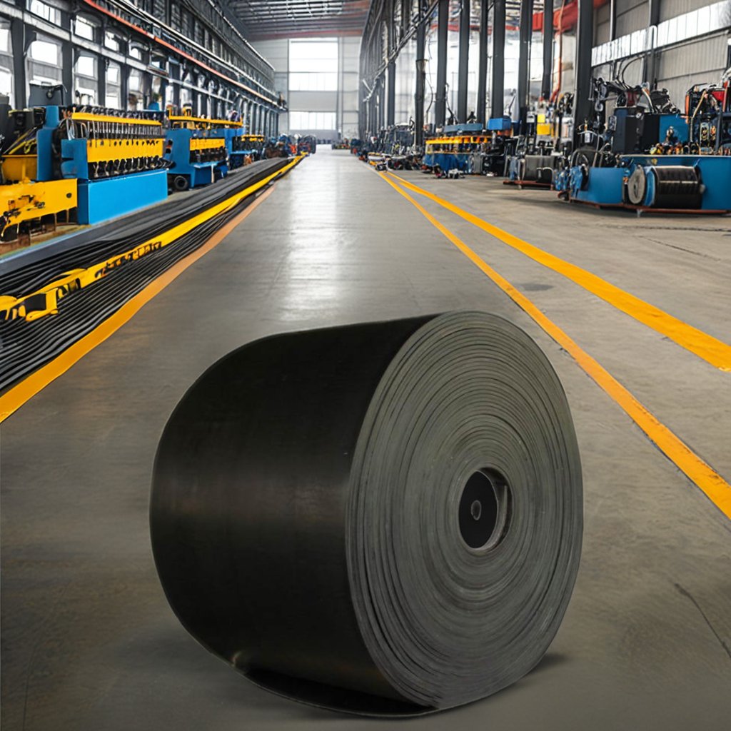 High Quality Custom Processing Industrial Non-Stick Conveyor Rubber Belts Custom Cutting Moulding Services Transmission Belt
