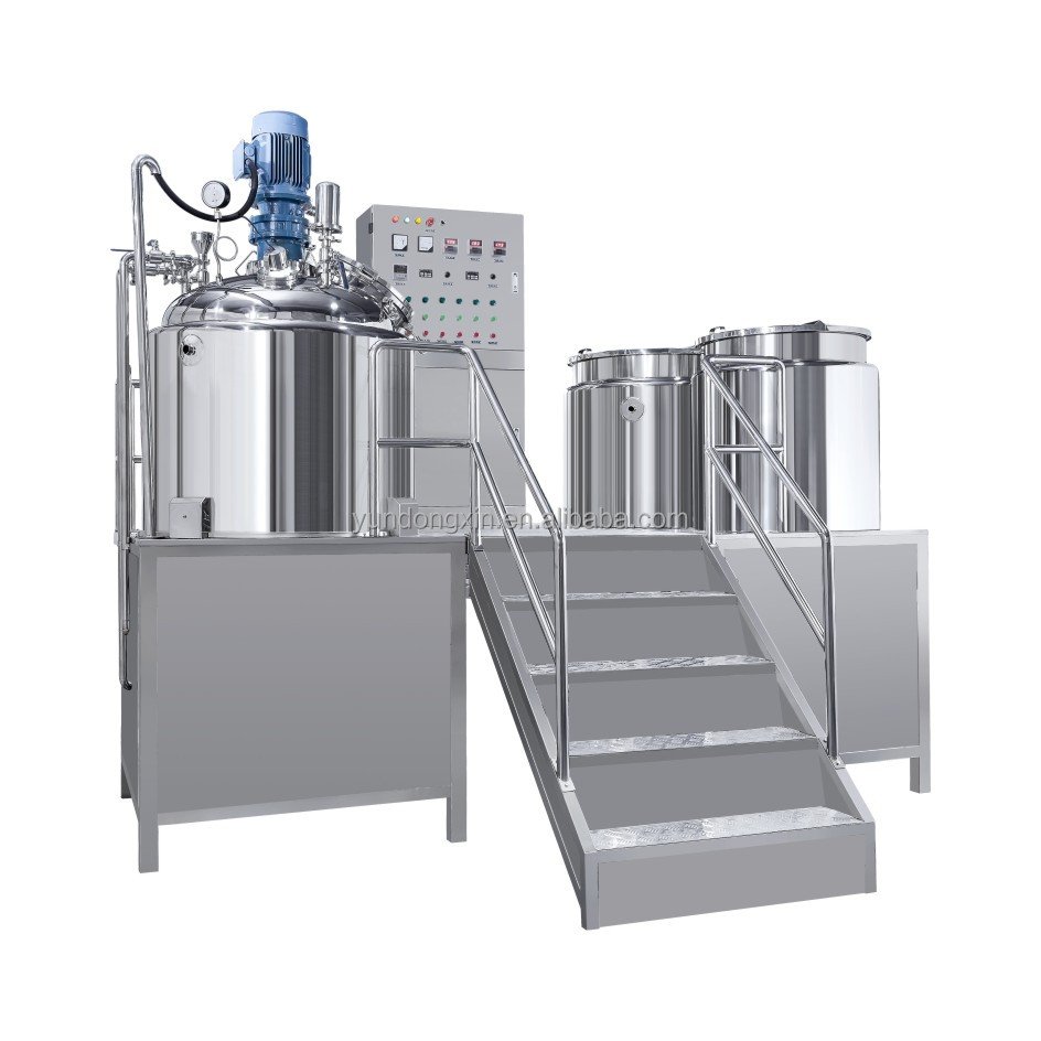 100 -1000L Body Cream Making Machine High Speed Cosmetic Emulsifying Homogenizer Mixer Machine Manufacturer
