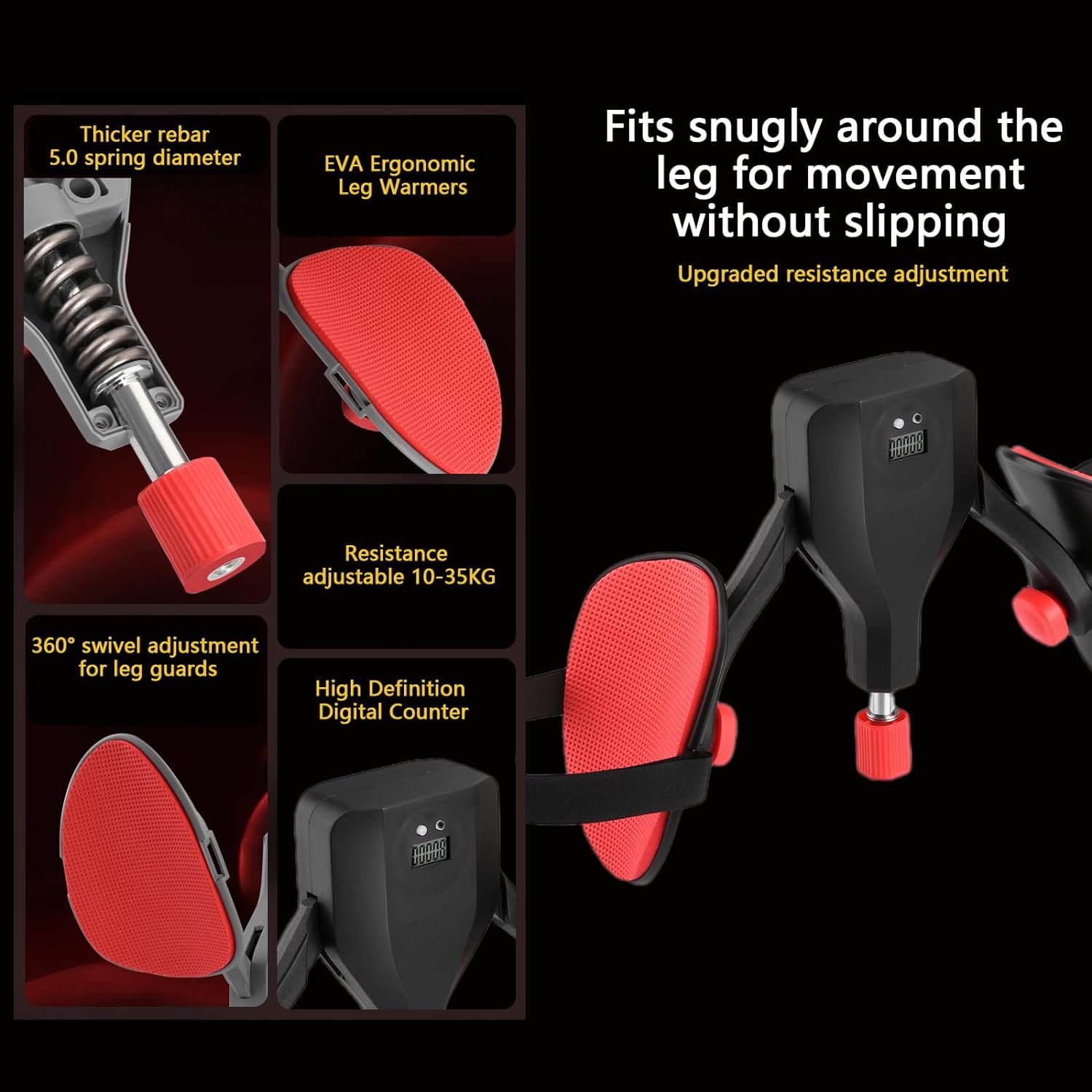 RS Adjustable Pelvic Floor Muscle Trainer Post-natal Repair Clamp Kegel Trainer Leg Slimming Device