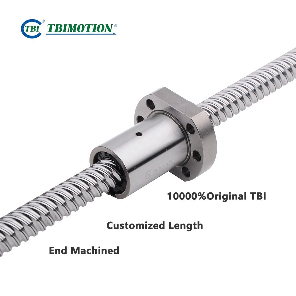 New Original TBI Ballscrew Rod SFH Series SFH2005 SFH3220 12mm 15mm 20mm 25mm 31mm 32mm 38mm 40mm 50mm 48mm C7 C5 CNC Ball Screw