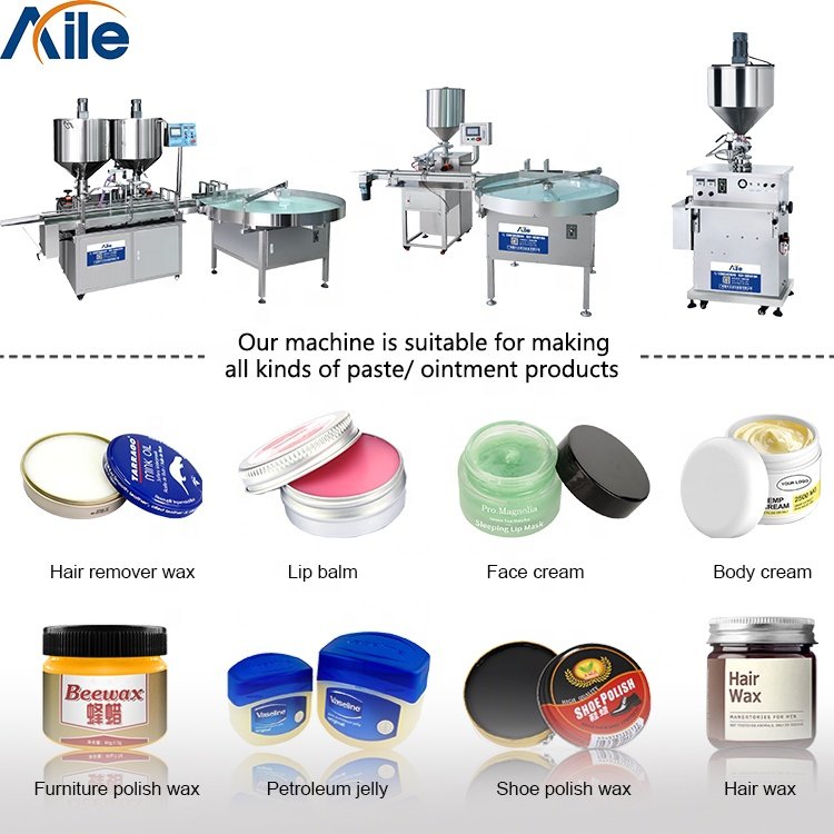 Semi Automatic Makeup BB Cream Thermostatic Filler Heater Vertical Shampoo Shower Gel Filling Machine Body Wax Filler
