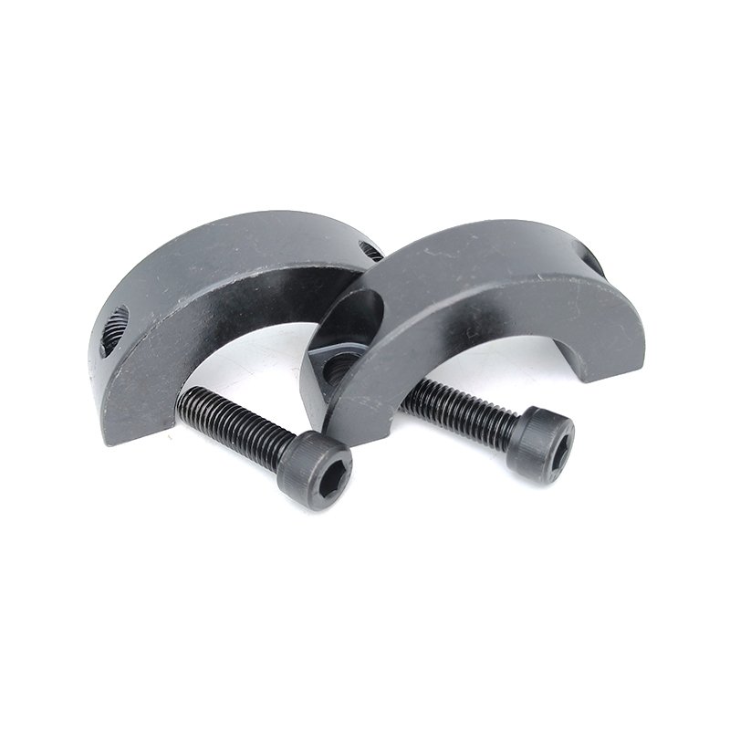 45# steel separation type fixed optical shaft circular clamp locking ring limit ring sleeve bearing 8*25*8 12*30*10 50*85*22