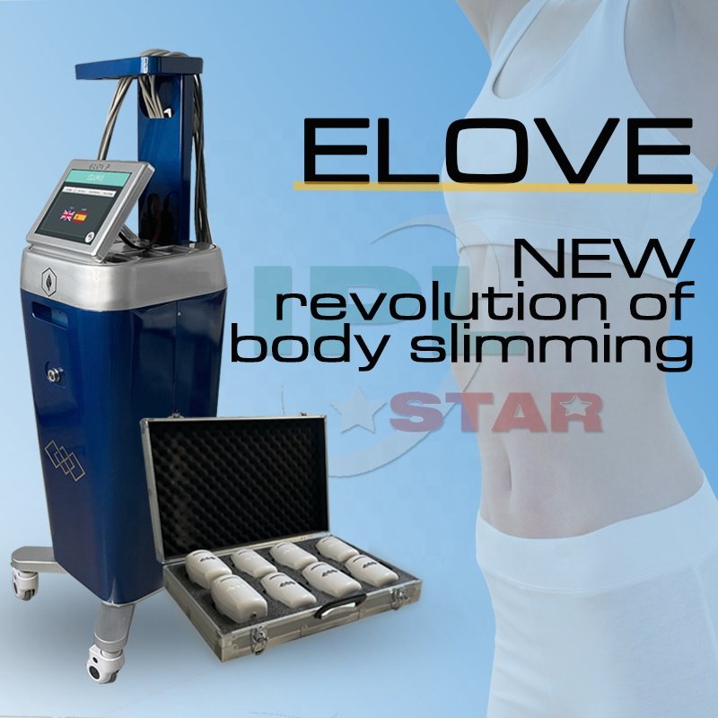 New Lipo Laser 3ELOVE Machine Loss Emslim Plus Laser Machine With Micro Needle Gold RF 8 Facial Y Body Y Micro Needle Gold RF 8