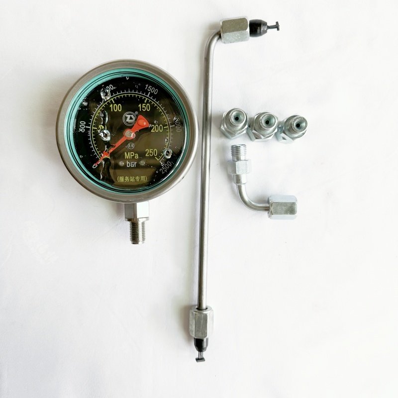 250Mpa Common Rail High-Pressure Pump Plunger Diesel Pressure Test Gauge Set