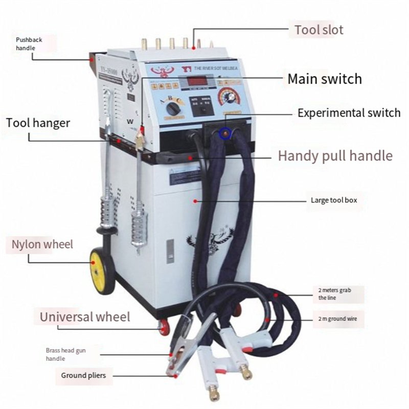 Factory Direct Sale High Precision Car Body Repair Spot Welding Machine 220v/380v Body Sheet Metal Repair Machine