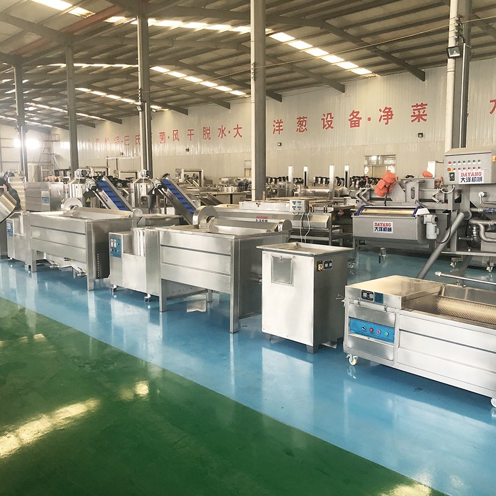 Semi-Auto French Fries Maker Potato Chips Making Machine Price Frozen French Fries Production Line Potato Chips Production Line