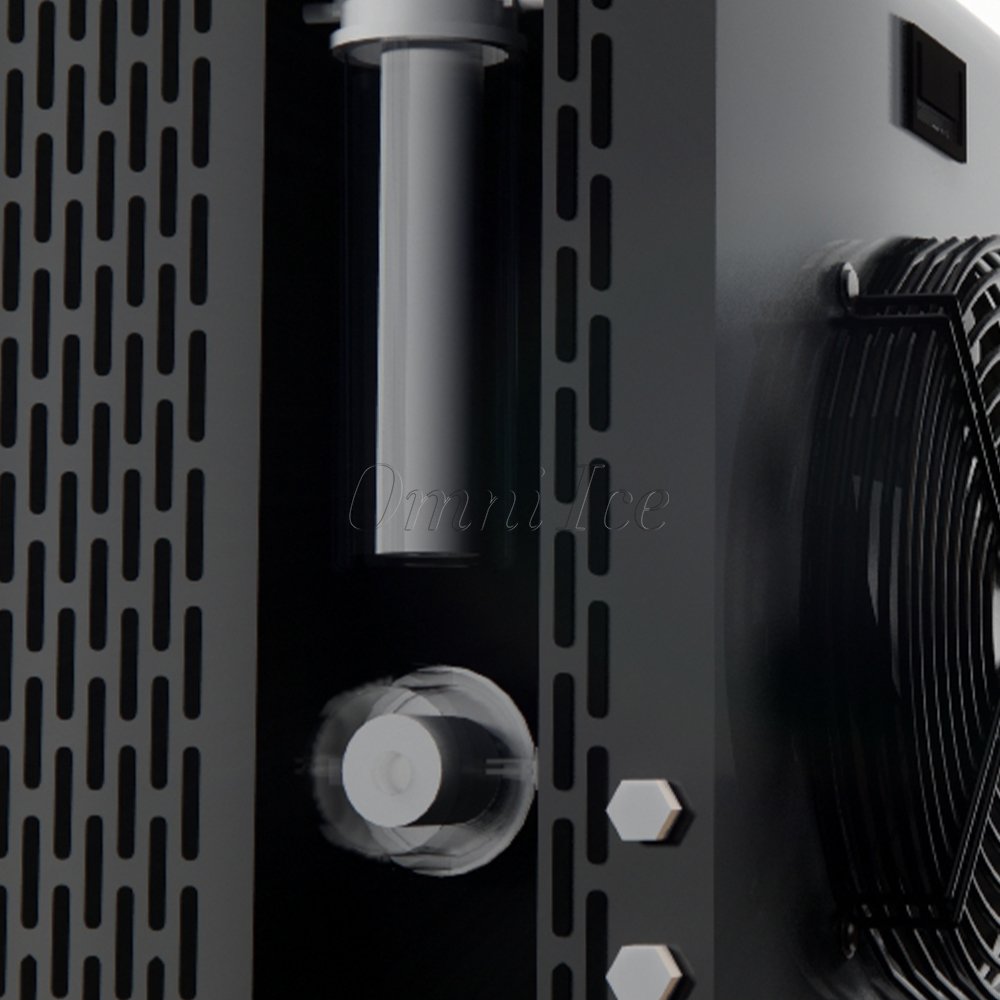 1HP Sports Water Chiller Ozone Filter Essential Equipment Ice Bath Chilling Cold Plunge Tub Cooler 5HP Pump Compressor Motor 38