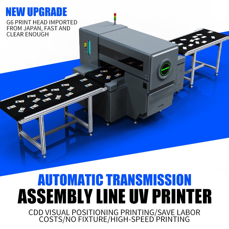 High Productivity Printing Machine With CCD Position System High Speed UV Printer High Resolution Auto Scann Inkjet Printers