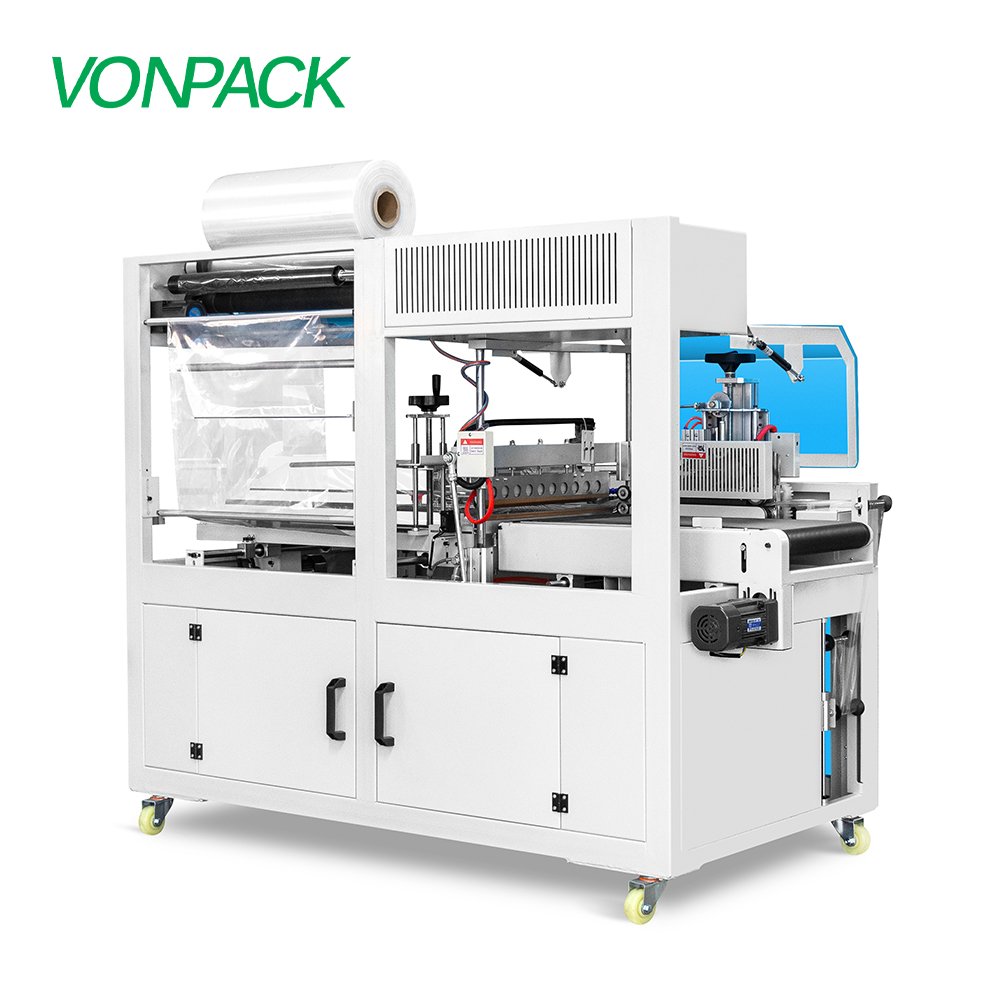 BF450 Fully Auto POF Film Side Sealer L Sealing Machine Assembling Palletizing Wrapping Thermal Shrinking