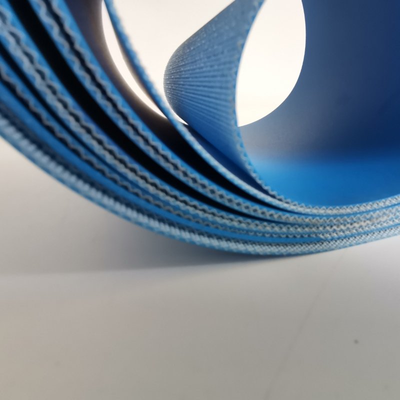 blue conveyor belt for packing machine and folder gluer belt