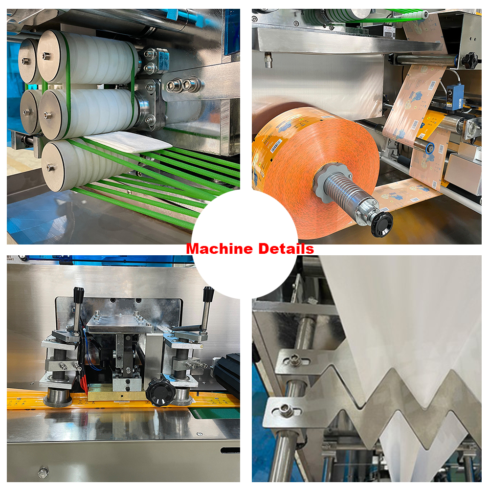High Productivity Wet-wipes-making-machine for Roll Wet Wipes Making Machine for Canister Wet Wipes Making Machine