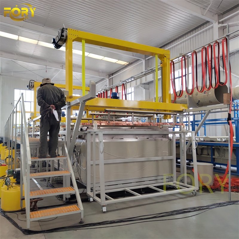 Zinc Plating Line for Metal Products Hot Dip Galvanizing Equipment Electroplating Machine