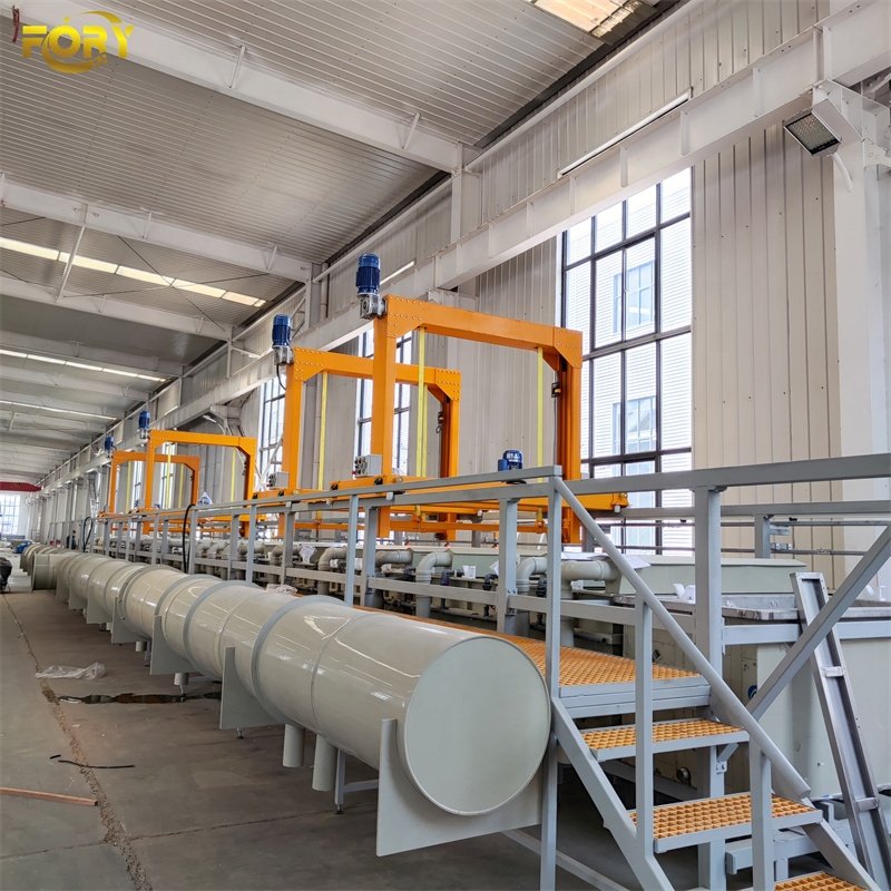 Zinc Plating Line for Metal Products Hot Dip Galvanizing Equipment Electroplating Machine
