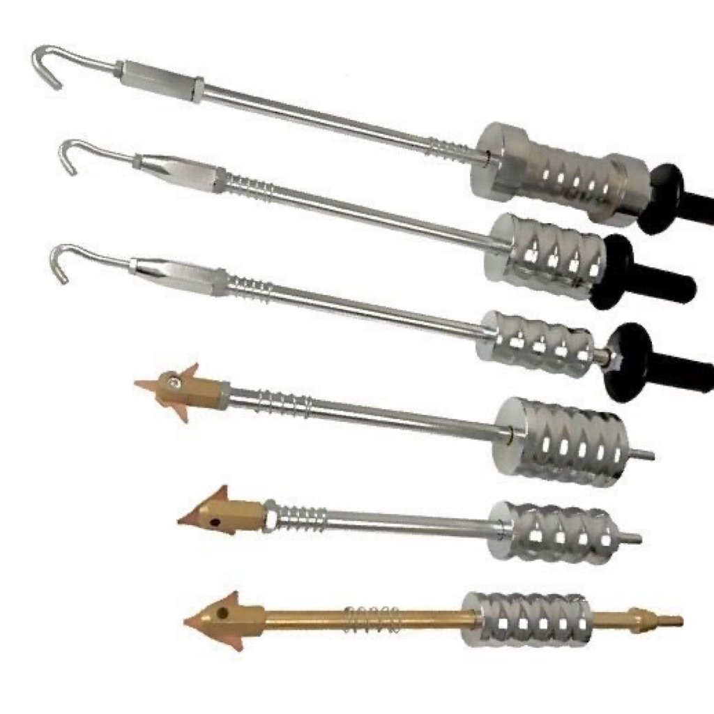 Auto-Weighted Triangular Piece Sheet Metal Hook Pulling Hammer Dent Repair Machine With Swimmer Accessories Dent Puller Machine