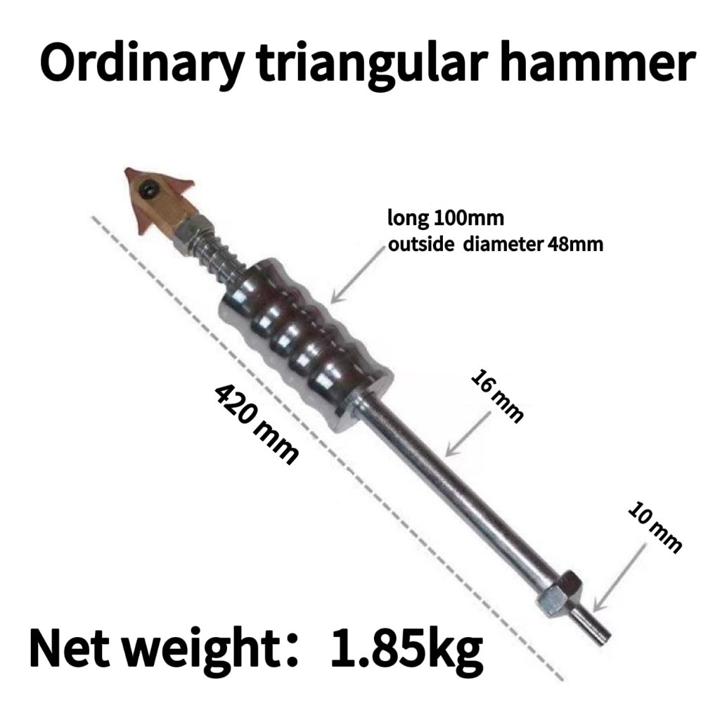 Auto-Weighted Triangular Piece Sheet Metal Hook Pulling Hammer Dent Repair Machine With Swimmer Accessories Dent Puller Machine