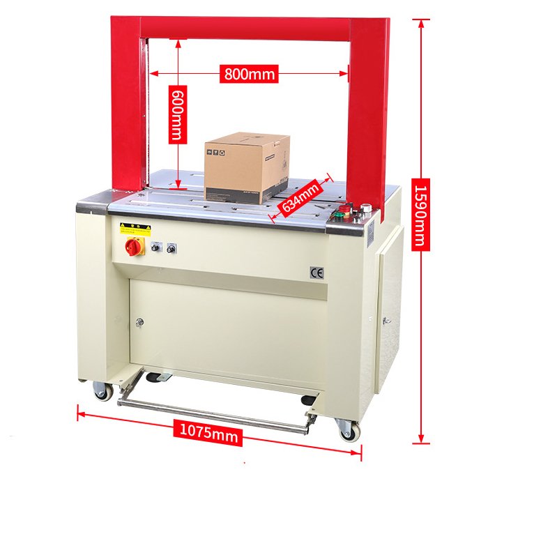 SJB High Speed Automatic Clothes Pipes Banding Strapping Machine With Plastic Band 9 -15 Mm for Sale